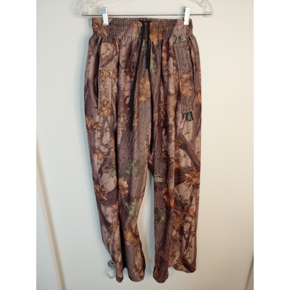 Rivers West Mossy Oak Camo Waterproof Pants Mens Large H2P Fleece Heavy